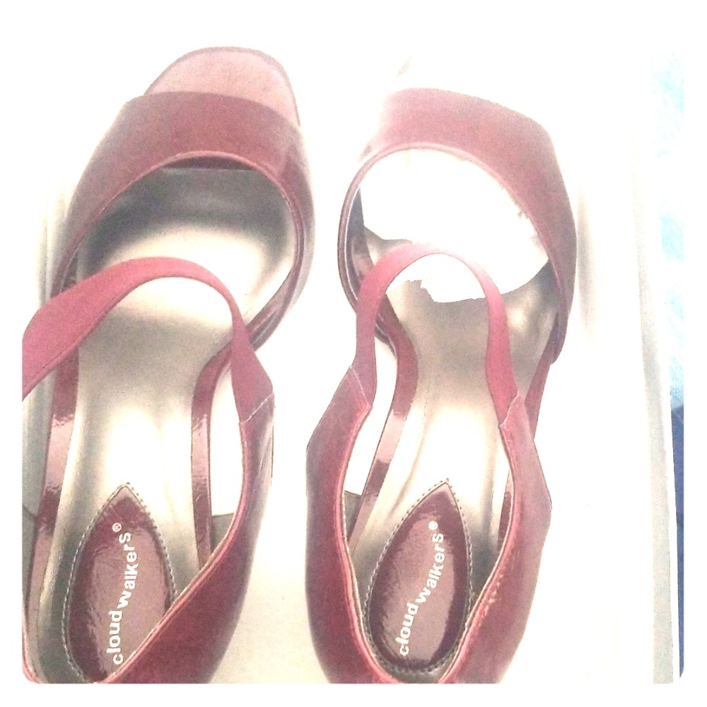 Open toe heels